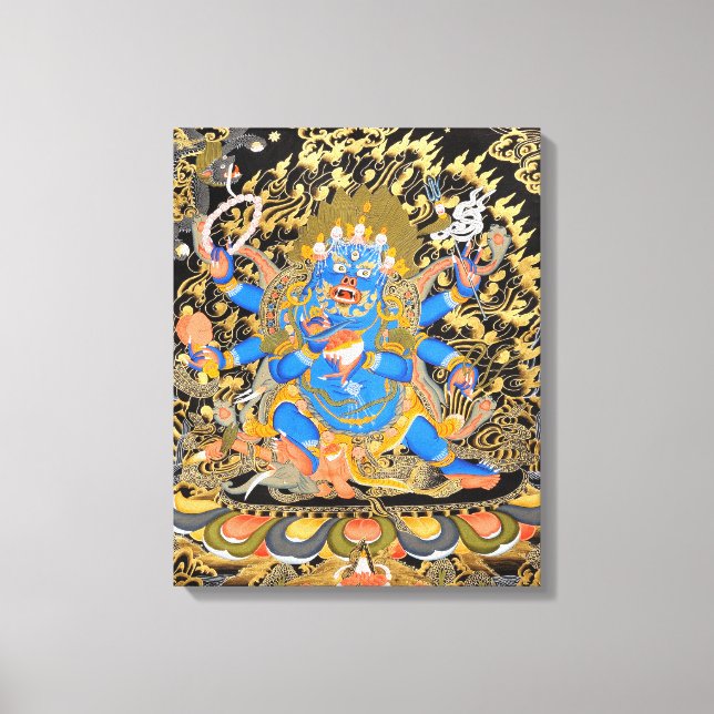 Tibetan Buddhist Art Canvas Print (Front)