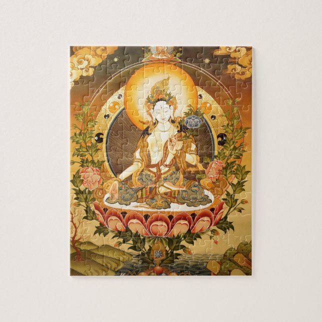 Tibetan Buddhist Art Jigsaw Puzzle (Vertical)