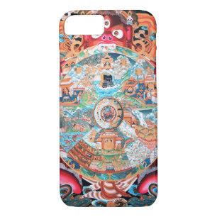Tibetan Buddhist Art (Wheel of Life) iPhone 8/7 Case