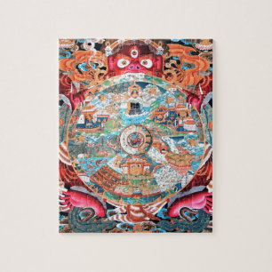 Tibetan Buddhist Art (Wheel of Life) Jigsaw Puzzle