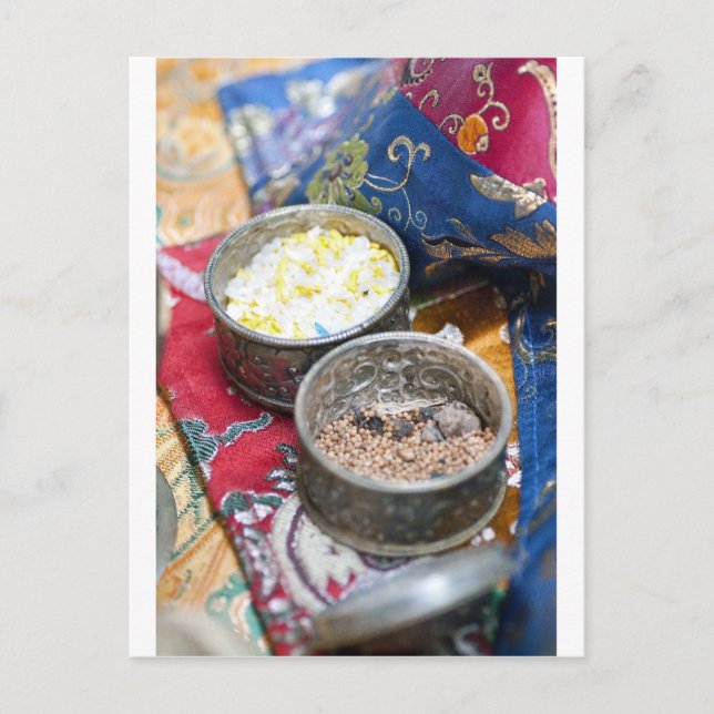 Tibetan Buddhist Offering Postcard (Front)