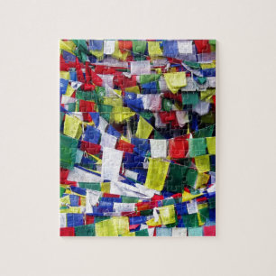 Tibetan Buddhist Prayer Flags Jigsaw Puzzle