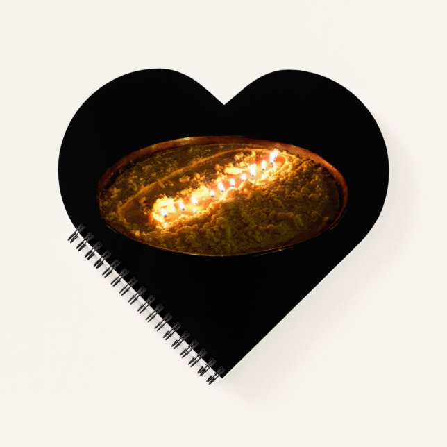 Tibetan Butter Lamp Notebook (Front)