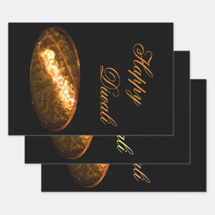 Tibetan Butter Lamp Wrapping Paper Sheet