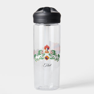 Tibetan Coat of Arms, Map, Flag, Tibet Water Bottle