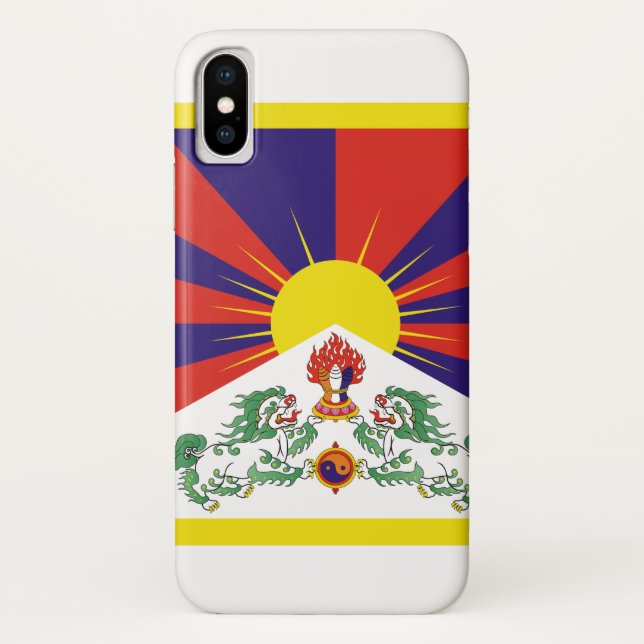 Tibetan Flag Case-Mate iPhone Case (Back)