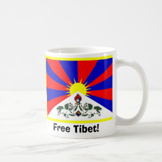 Tibetan Flag - Free Tibet! Coffee Mug