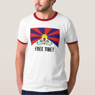 Tibetan Flag, FREE TIBET T-Shirt