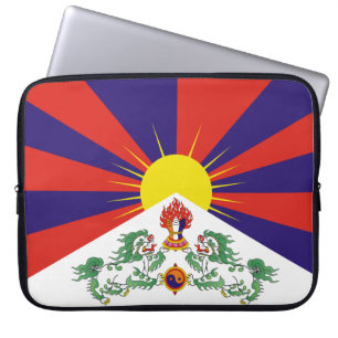 Tibetan Flag Laptop Sleeve