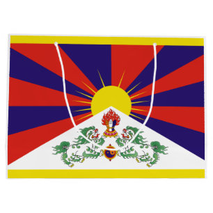Tibetan Flag Large Gift Bag