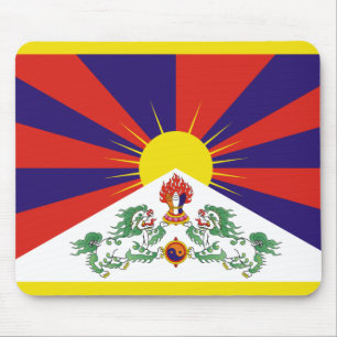 Tibetan Flag Mouse Mat