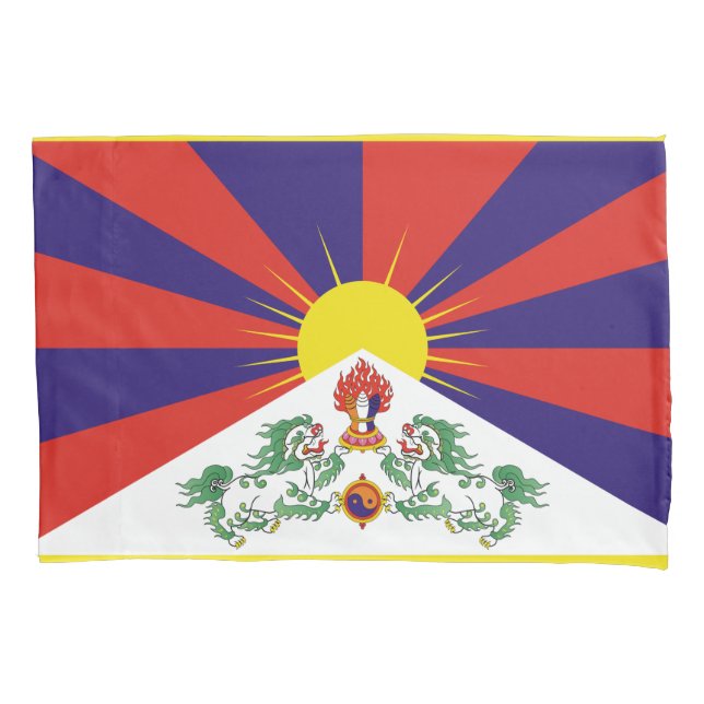 Tibetan Flag Pillowcase (Front)
