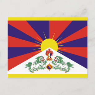 Tibetan Flag Postcard