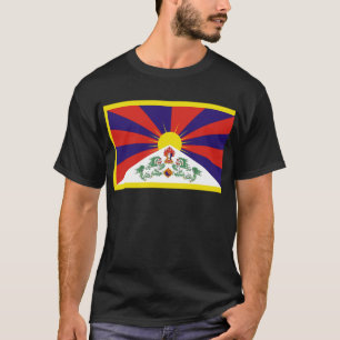 Tibetan Free Tibet Flag - Peu Rangzen བོད་ T-Shirt