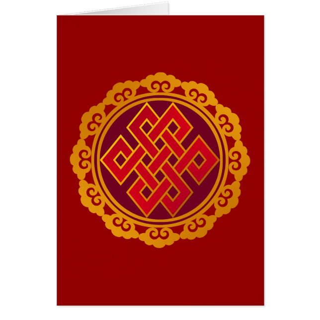 Tibetan Karma Buddhism Eternal Knot (Front)
