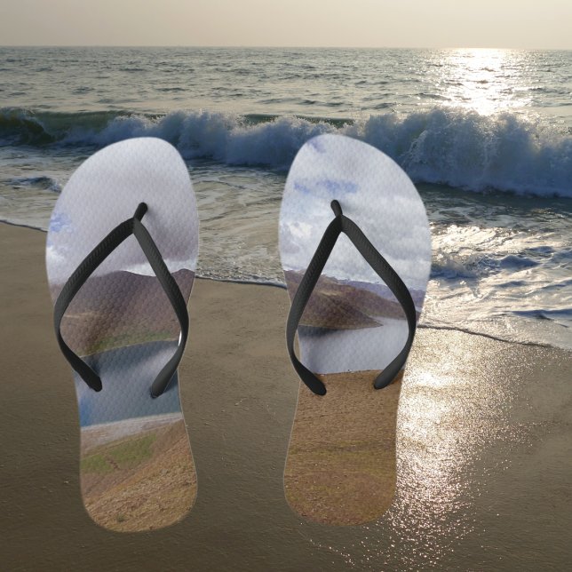 Tibetan Lake  Flip Flops (Creator Uploaded)
