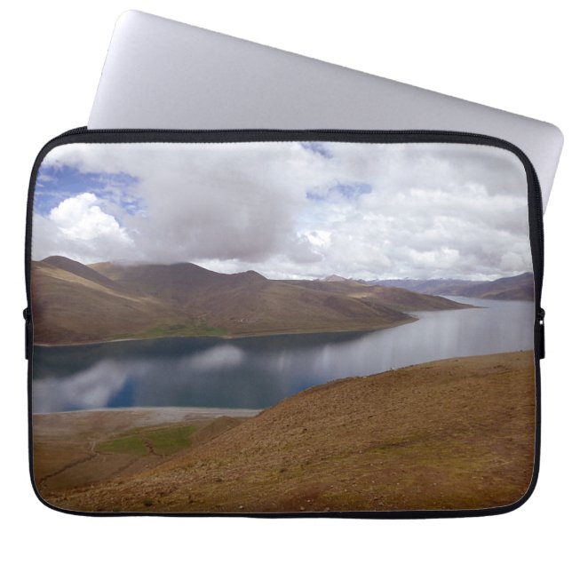 Tibetan Lake Laptop Sleeve (Front)