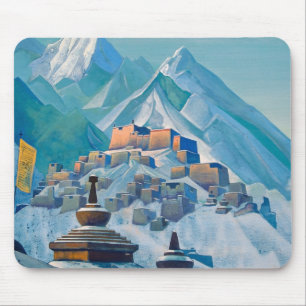 Tibetan Landscape in the Himalaya Mountain Peaks Mouse Mat