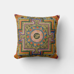 Tibetan Mandala Antique Cushion