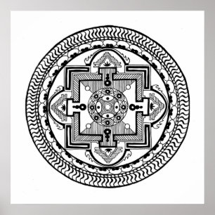 Tibetan Mandala Poster