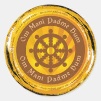 Tibetan Mantra Dharma Wheel