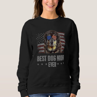 Tibetan Mastiff Best Dog Mum Ever Retro Usa Americ Sweatshirt