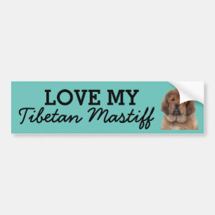 Tibetan Mastiff bumper sticker