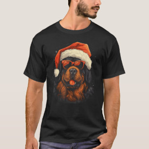 Tibetan Mastiff Christmas Dog Xmas Holiday Pet Gif T-Shirt