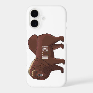 Tibetan Mastiff dog cartoon illustration