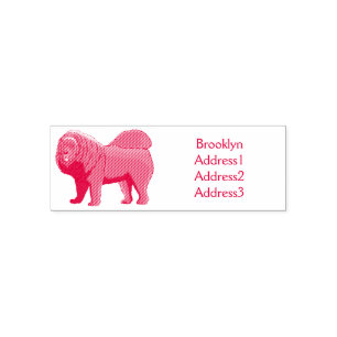 Tibetan Mastiff dog cartoon illustration  Self-inking Stamp