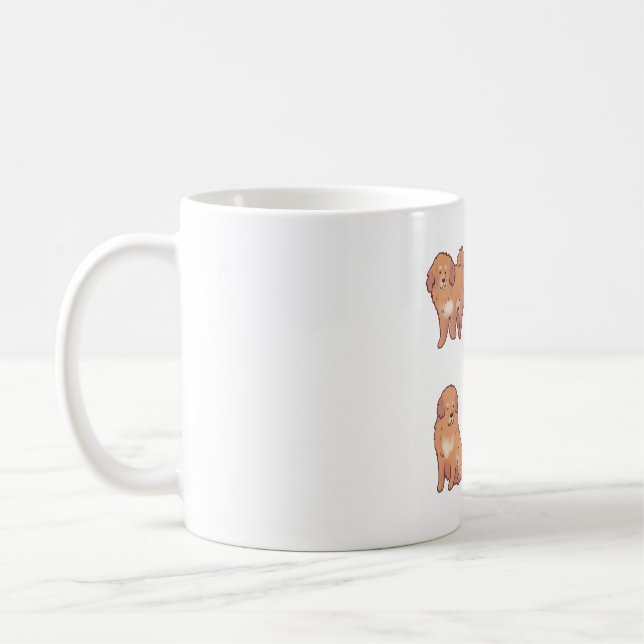 Tibetan mastiff dog Magic Coffee Mug (Left)