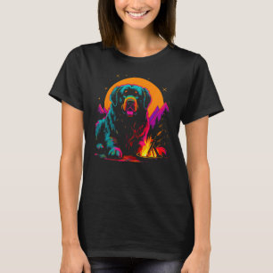 Tibetan Mastiff Dog Sunset T-Shirt