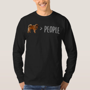 Tibetan Mastiff Dogs Are Greater Than People T-Shirt