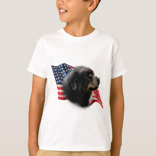 Tibetan Mastiff Flag T-Shirt