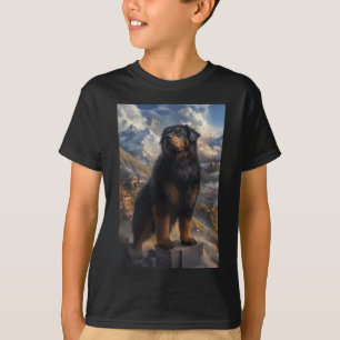 Tibetan Mastiff Mountain View Sticker  T-Shirt
