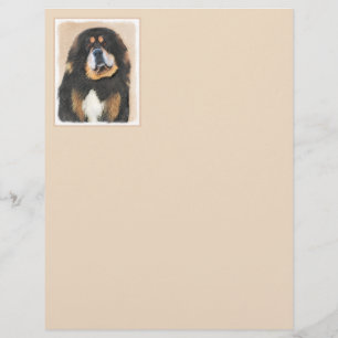 Tibetan Mastiff Painting - Cute Original Dog Art