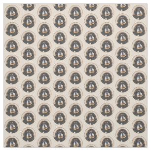 Tibetan Mastiff Painting - Cute Original Dog Art Fabric