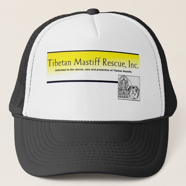 Tibetan Mastiff Rescue Trucker Hat (Front)