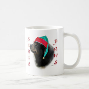 Tibetan Mastiff Santa Paws Coffee Mug