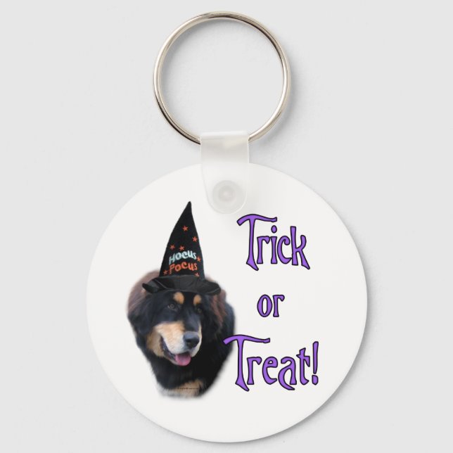 Tibetan Mastiff Trick Key Ring (Front)