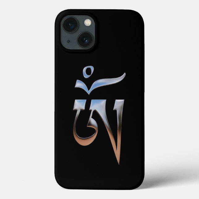 Tibetan Om Case-Mate iPhone Case (Back)