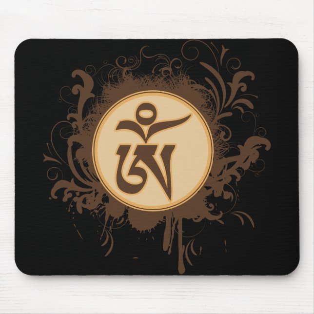 Tibetan Om Mouse Mat (Front)