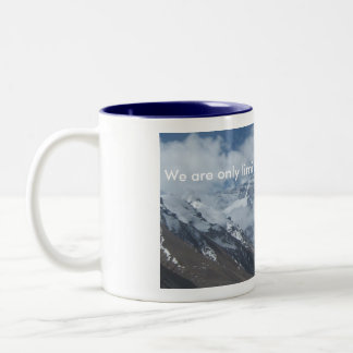 Tibetan Peak of Everest Two-Tone Coffee Mug