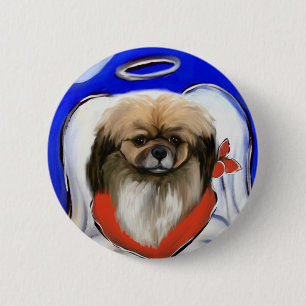 Tibetan Spaniel 6 Cm Round Badge