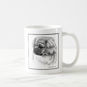 Tibetan Spaniel Art by Glenda S. Harlan Coffee Mug
