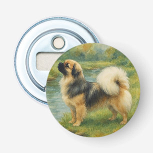 Tibetan Spaniel Bottle Opener