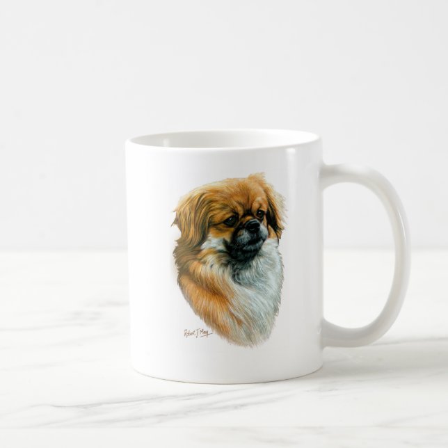 Tibetan Spaniel Coffee Mug (Right)