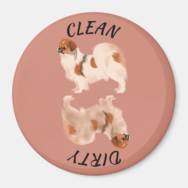 Tibetan Spaniel Dishwasher Magnet (Front)