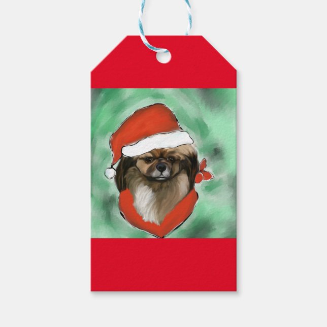 Tibetan Spaniel Gift Tags (Front)