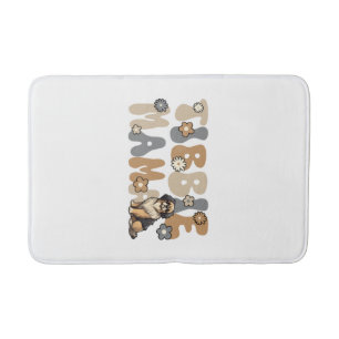 Tibetan Spaniel Groovy Tibbie Mama Bath Mat